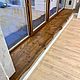 Window sill made of elm slab (project d. Osinovka). Shelves. Custom furniture making U.LOFT. Online shopping on My Livemaster.  Фото №2