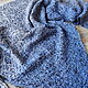 Shawls: Women's handkerchief cotton blue. Shawls1. ZanKa. Online shopping on My Livemaster.  Фото №2