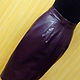 Leather skirt Bordeaux. Skirts. AVS -dressshop. My Livemaster. Фото №4
