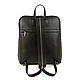 Women's flat leather backpack 'Family'. Classic Bag. Pelle Volare. My Livemaster. Фото №4