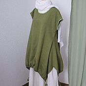 Одежда handmade. Livemaster - original item № №232 vestido de Verano de lino-Boho. Handmade.