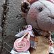 Бегемот игрушка тедди бегемотик. Тедди Зверята. SАLOMA.SOVI. Ярмарка Мастеров.  Фото №4