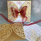'Golden butterfly' wedding invitations. Invitations. Evrica (Evrica). Online shopping on My Livemaster.  Фото №2
