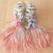 Материалы для творчества handmade. Livemaster - original item The hair to the Scalp for Blythe Blythe Blythe reroot mohair Scalp. Handmade.