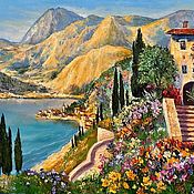 Картины и панно handmade. Livemaster - original item Mediterranean landscape. Handmade.