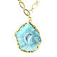 Order Large agate pendant 'Blue planet' blue pendant. Irina Moro. Livemaster. . Pendants Фото №3
