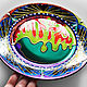 Decorative plate 'Abracadabra' with meaning. Decorative plates. Art by Tanya Shest. My Livemaster. Фото №4