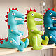 Stuffed dinosaur toys. T-Rex Rex Neo. Stuffed Toys. Kseniia Trofimova (toyhappyhappy). Online shopping on My Livemaster.  Фото №2