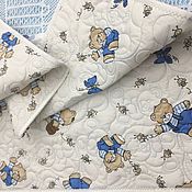 Работы для детей, handmade. Livemaster - original item blankets for kids: Children`s quilt quilt with bears. Handmade.