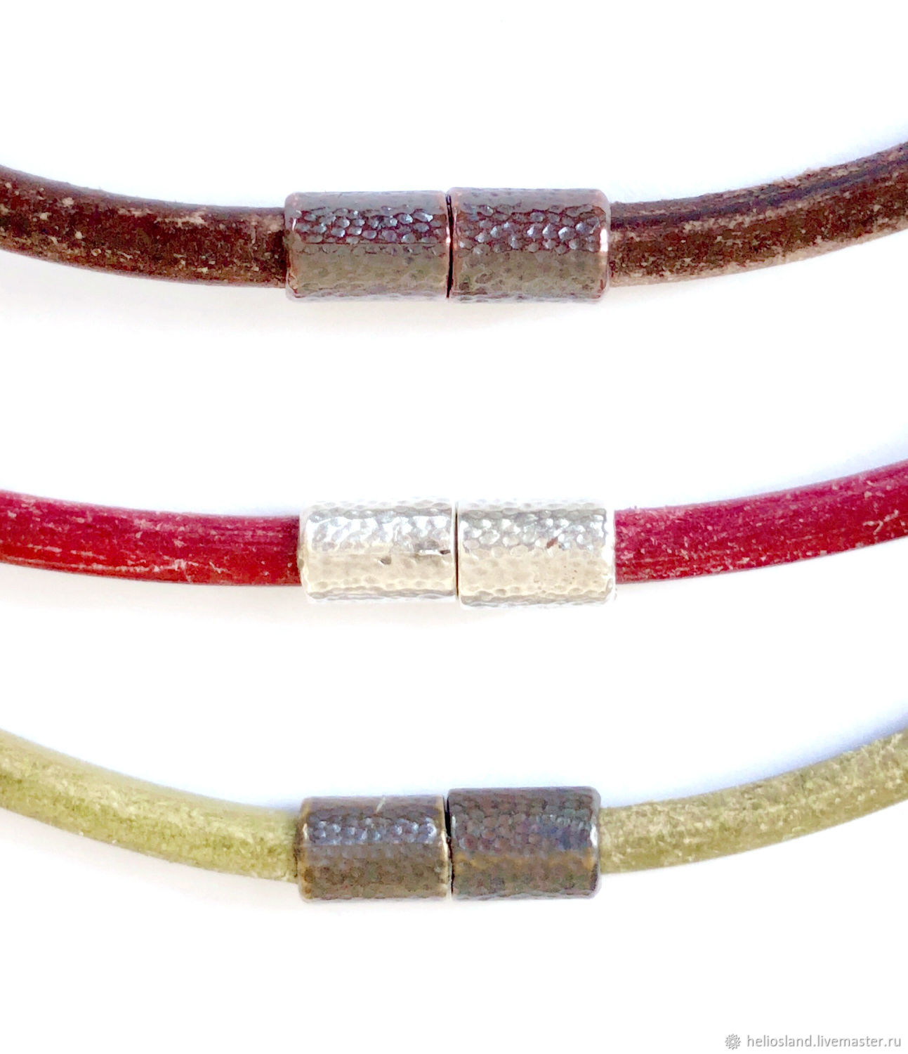 Магнитный замок для круглых шнуров 5мм купить в интернет-магазине ...