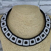 Украшения handmade. Livemaster - original item Choker necklace made of beads and agate beads. Handmade.