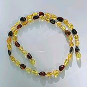 Работы для детей, handmade. Livemaster - original item Amber beads made of natural amber 