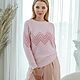 Order The April sweater is pink. Designer clothing Olesya Masyutina. Livemaster. . Sweaters Фото №3