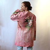 Одежда handmade. Livemaster - original item Felted coat Lily. Handmade.