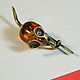 Brooch vintage Mouse amber, bronze. pcs. Connectors. furnitura2015. Online shopping on My Livemaster.  Фото №2