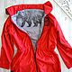 Red windbreaker, women's windbreaker with collar, red jacket. Wind Jackets. Lara (EnigmaStyle). Online shopping on My Livemaster.  Фото №2