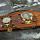 Steampunk Wristwatch 2 pcs. ' Double Steam' Quartz. Watches. Neformal-World. Online shopping on My Livemaster.  Фото №2