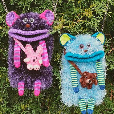 Сумки ручной работы. Ярмарка Мастеров - ручная работа Сумка-улыбашка. Handmade.