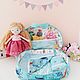 Кукла вязаная с набором одежды и чемоданчиком. Куклы и пупсы. Marishka_Toys. Интернет-магазин Ярмарка Мастеров.  Фото №2