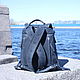 Mens leatter backpack Aviator "SkyWinner". Men\\\'s backpack. CRAZY RHYTHM bags (TP handmade). My Livemaster. Фото №4