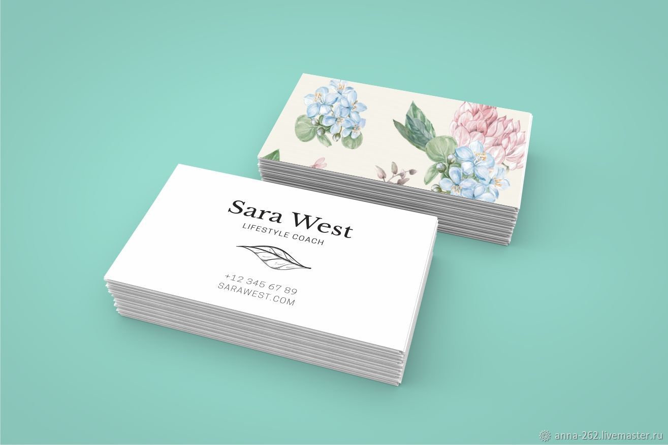 Визитки купить в интернет-магазине Ярмарка Мастеров по цене 300 ...