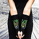 Mittens Hand warmers Fingerless gloves Black gloves Arm warmers Long f. Mitts. Knitted fairy tales (empatik). My Livemaster. Фото №4