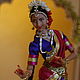 Кукла Индианка, танец Бхаратанатьям. Куклы и пупсы. Лариса Исаева (kuklaelli). Интернет-магазин Ярмарка Мастеров.  Фото №2