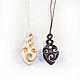 Pendant-Amulet made of wood ' Spiral'. Pendant. OakForest Wooden Jewelry. My Livemaster. Фото №5