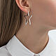Earrings 'Stars' 925 silver. Stud earrings. AllOver. Online shopping on My Livemaster.  Фото №2