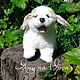 Soft toy puppy Archie. The author's work. The Author - Yanina Orsa. Fair Masters. Dog breed Pyrenean mountain.
