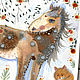 'The dappled Horse' watercolor painting (animals). Pictures. Nadezda Perova. My Livemaster. Фото №4