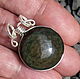 obsidian necklace gemstone pendant wire wrap pendants. Pendants. theamulet. My Livemaster. Фото №4