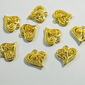 Материалы для творчества handmade. Livemaster - original item Heart pendants. pcs. Handmade.