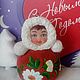  Неваляшка ватная игрушка на ёлку, Елочные игрушки, Санкт-Петербург,  Фото №1