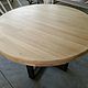 Order Dining table made of oak 1200 mm. aleksej-ixw. Livemaster. . Tables Фото №3