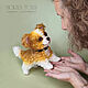 Funny stuffed toy - Curly Dog, Stuffed Toys, Ekaterinburg,  Фото №1