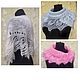Mini shawl fishue scarf bactus. Shawls. Vyazallochka. Online shopping on My Livemaster.  Фото №2