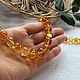 Baltic amber necklace. Color is green tea. Beads2. Mark Amberstein, sale amber products. My Livemaster. Фото №4