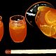 Кукольная еда: набор из Кувшина+2-х бокалов с апельсиновым соком. Кукольная посуда. Маленький мир   (Наталия Макаревич). Ярмарка Мастеров.  Фото №5