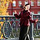 Заказать Пальто осеннее Багряное. Татьяна Макашова Зарянка (zaryankaru). Ярмарка Мастеров. . Пальто Фото №3