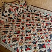 Лоскутная подушка-думочка "Мозаика"