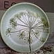 'Dill' Plate decorative. Plates. botanica-m. Online shopping on My Livemaster.  Фото №2
