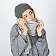 Кашемировый шарф палантин  с полосками  шарф. Шарфы. Knit_Ox   Оксана. Интернет-магазин Ярмарка Мастеров.  Фото №2