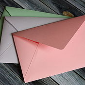 Материалы для творчества handmade. Livemaster - original item Envelope with triangular flap 12,5 x 19 cm. Handmade.