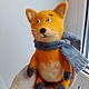 Dreamy Ginger(fox cub), Felted Toy, Ufa,  Фото №1