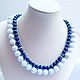 Necklace made of natural kyanites and sapphirine. Necklace. Magical Beauty Gems. My Livemaster. Фото №4