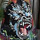 Denim vest with embroidery and decor Kong Gorilla. Vests. Karina-bro. My Livemaster. Фото №4