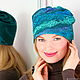 Women's felted hat EMERALD, Caps, Khabarovsk,  Фото №1
