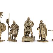 Подарки к праздникам handmade. Livemaster - original item Soldiers figurines, knights, brass, 7-8 cm. Handmade.