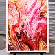  Pink fluid 50*70cm. Acrylic, Pictures, Obninsk,  Фото №1